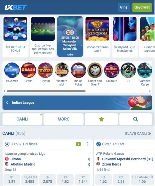 Aviator ilə Azərbaycanda 1xbet-in rəsmi saytı